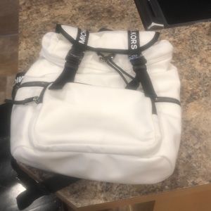 Michael Kors logo backpack